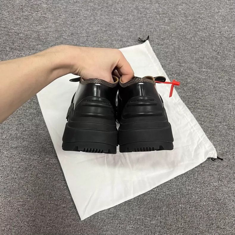 Maison Margiela Maison Margiela Thick Sole Leather Shoes Size US 7 / IT 37 - 4 Thumbnail