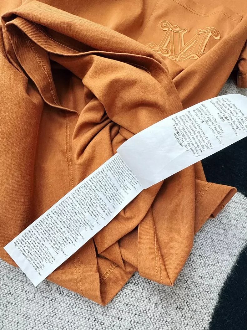 Max Mara Max Mara Brown Logo Pocket T-Shirt Size US M / EU 48-50 / 2 - 5 Thumbnail