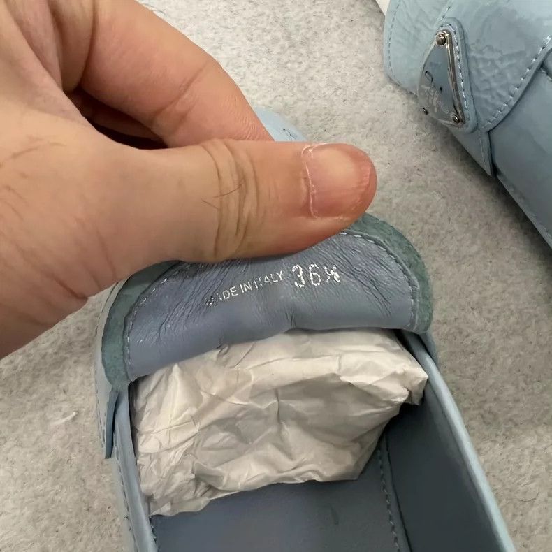 Prada Prada Light Blue Loafers Size 36.5 Size US 4 / IT 34 - 7 Thumbnail