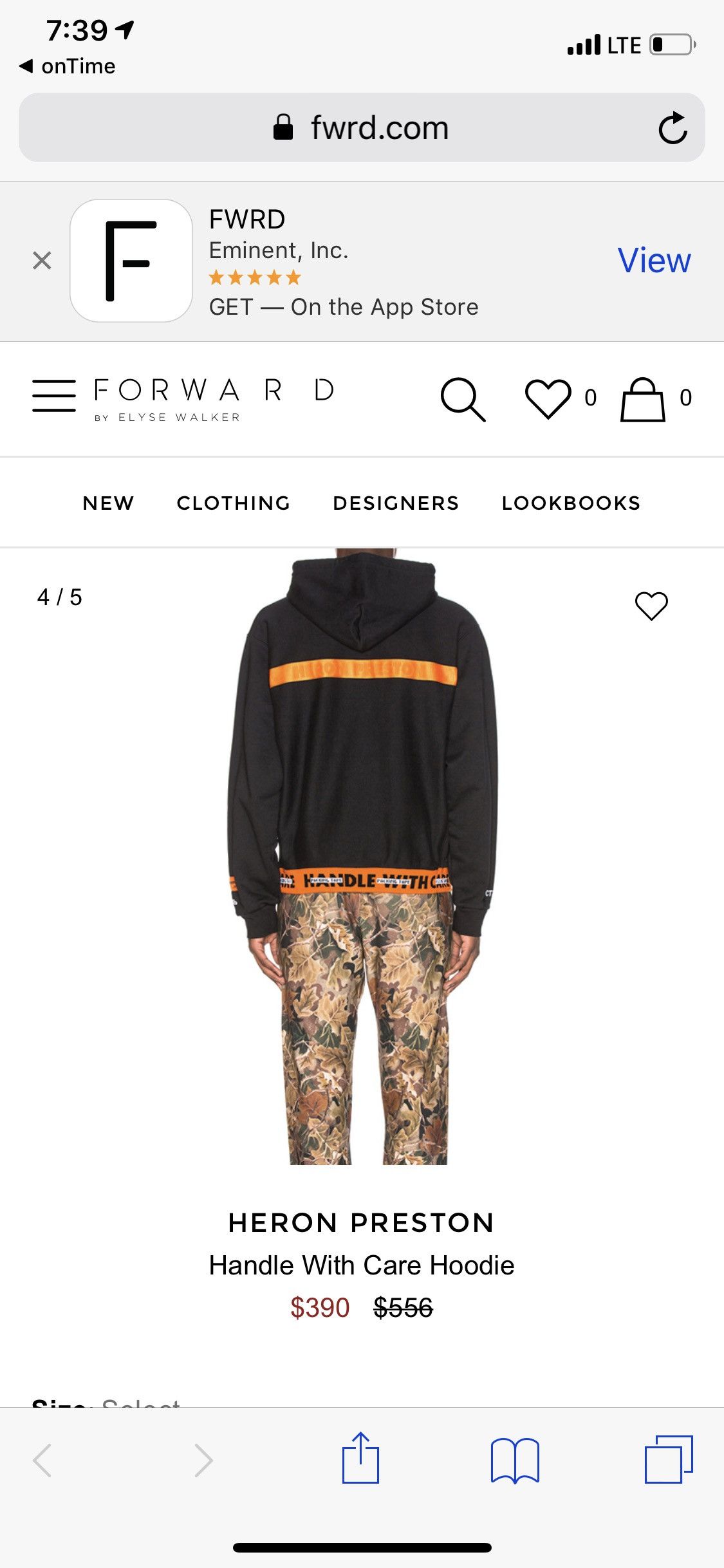 Heron Preston Handle With Care Hoodie Grailed