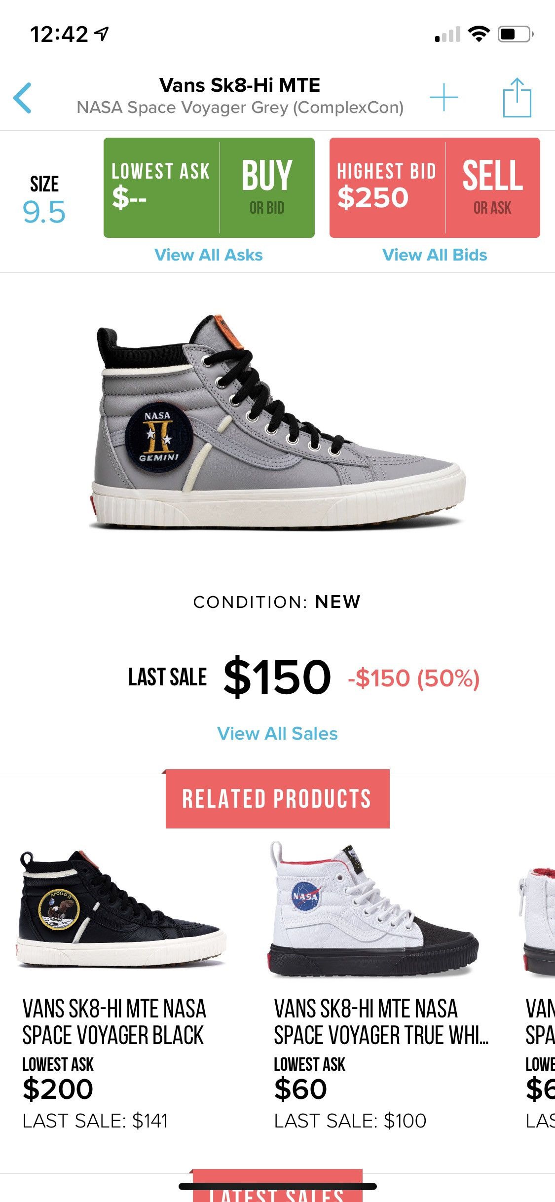 Complexcon vans nasa deals