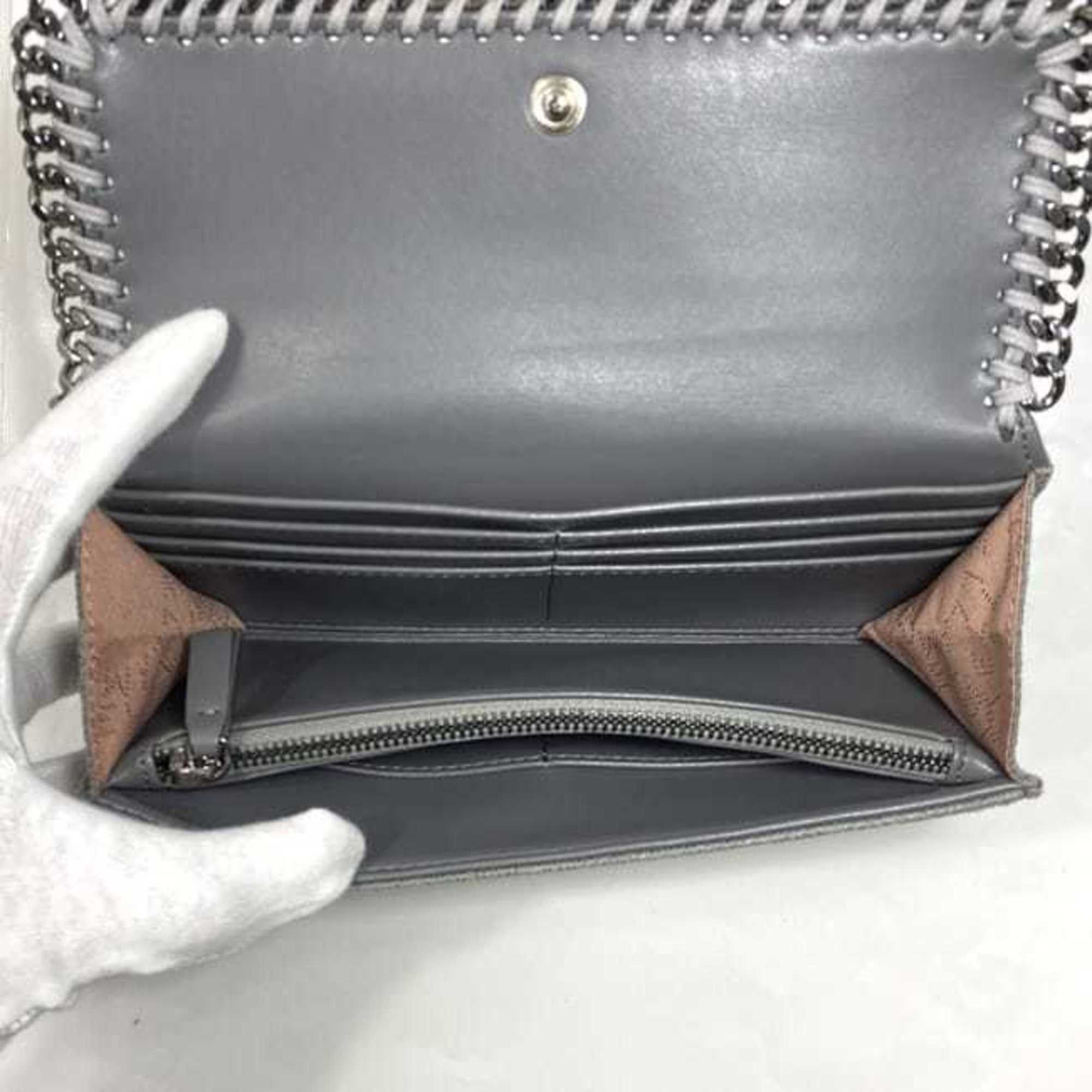 Stella McCartney Stella McCartney Bi-fold Long Wallet ec-22873 Grey Falabella 430999 W9132 SP20 PVC STELLA McCARTNEY Chain Flap Women's Size ONE SIZE - 8 Thumbnail