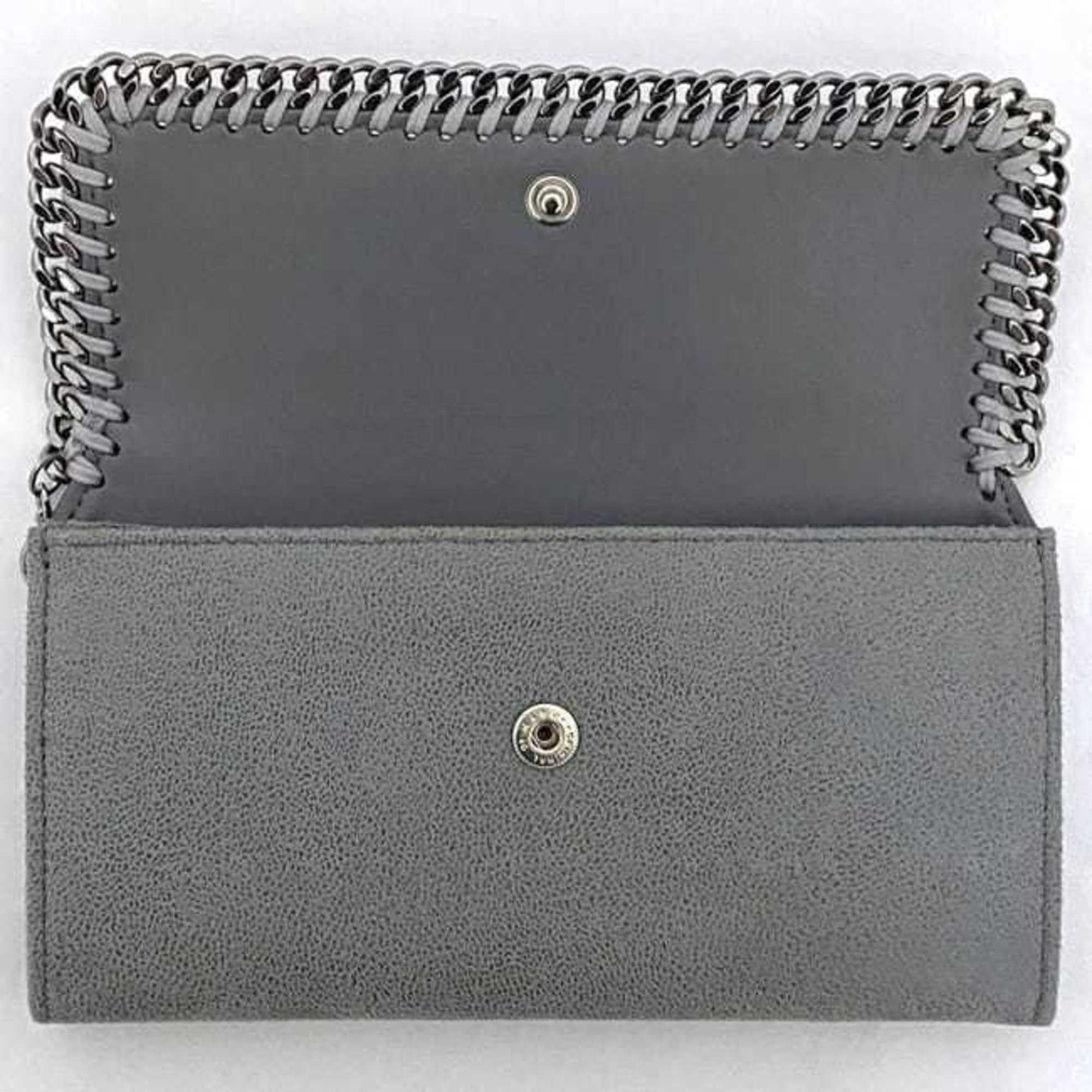 Stella McCartney Stella McCartney Bi-fold Long Wallet ec-22873 Grey Falabella 430999 W9132 SP20 PVC STELLA McCARTNEY Chain Flap Women's Size ONE SIZE - 7 Thumbnail
