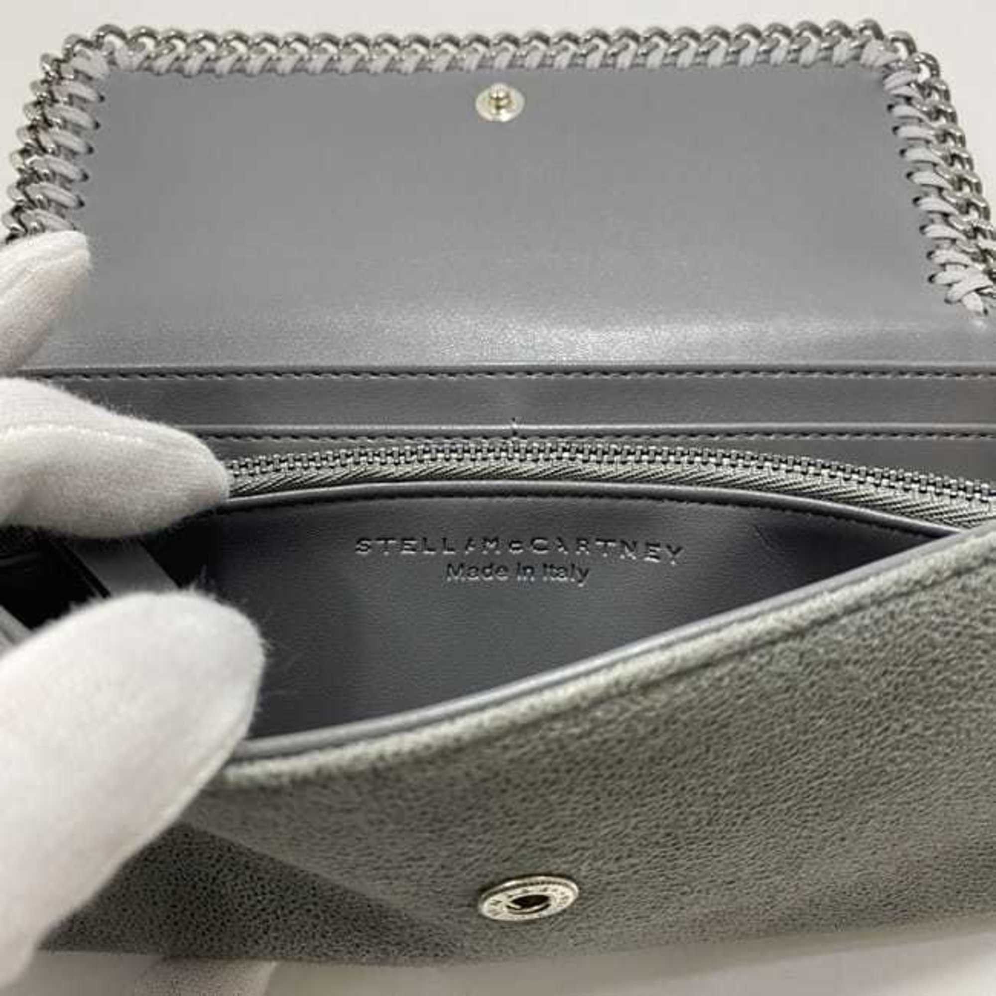 Stella McCartney Stella McCartney Bi-fold Long Wallet ec-22873 Grey Falabella 430999 W9132 SP20 PVC STELLA McCARTNEY Chain Flap Women's Size ONE SIZE - 10 Thumbnail
