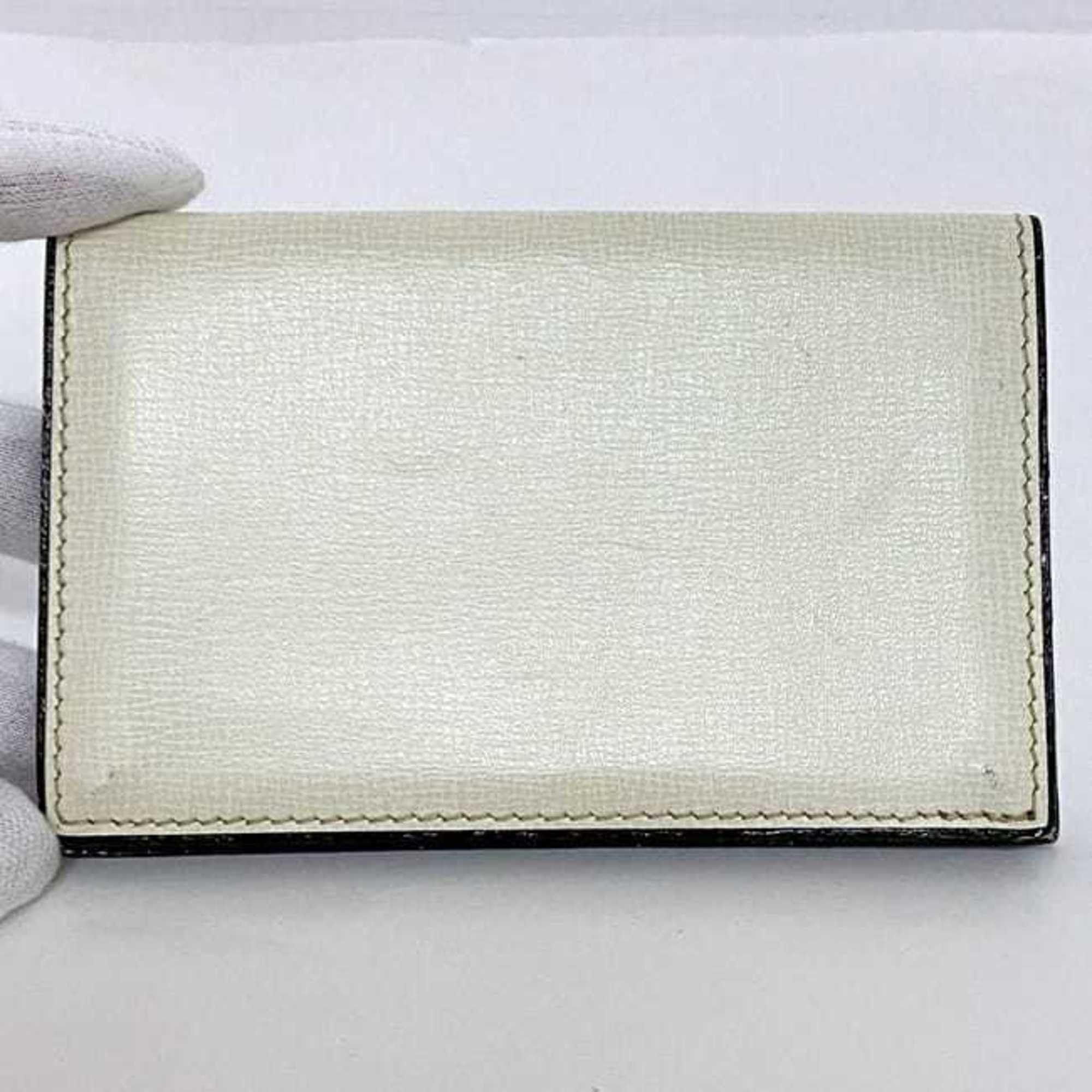 Valextra Valextra Business Card Holder ec-22953 Cream White Case Leather Z 0L Flap Women's Compact Size ONE SIZE - 6 Thumbnail