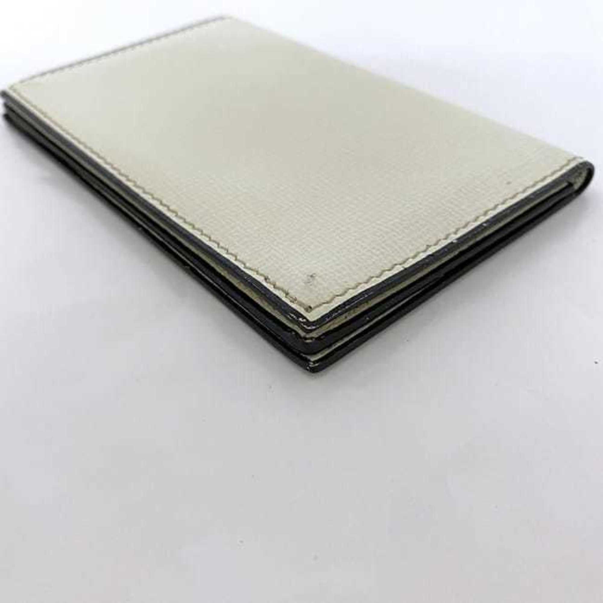 Valextra Valextra Business Card Holder ec-22953 Cream White Case Leather Z 0L Flap Women's Compact Size ONE SIZE - 4 Thumbnail