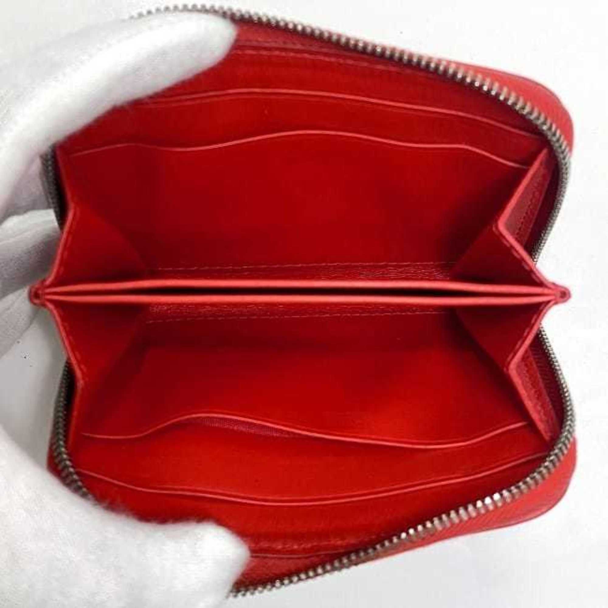 BOTTEGA VENETA ミニ財布 コインケース RED 未使用品 Bottega Veneta Coin Case ec-22965 Red Intrecciato Leather