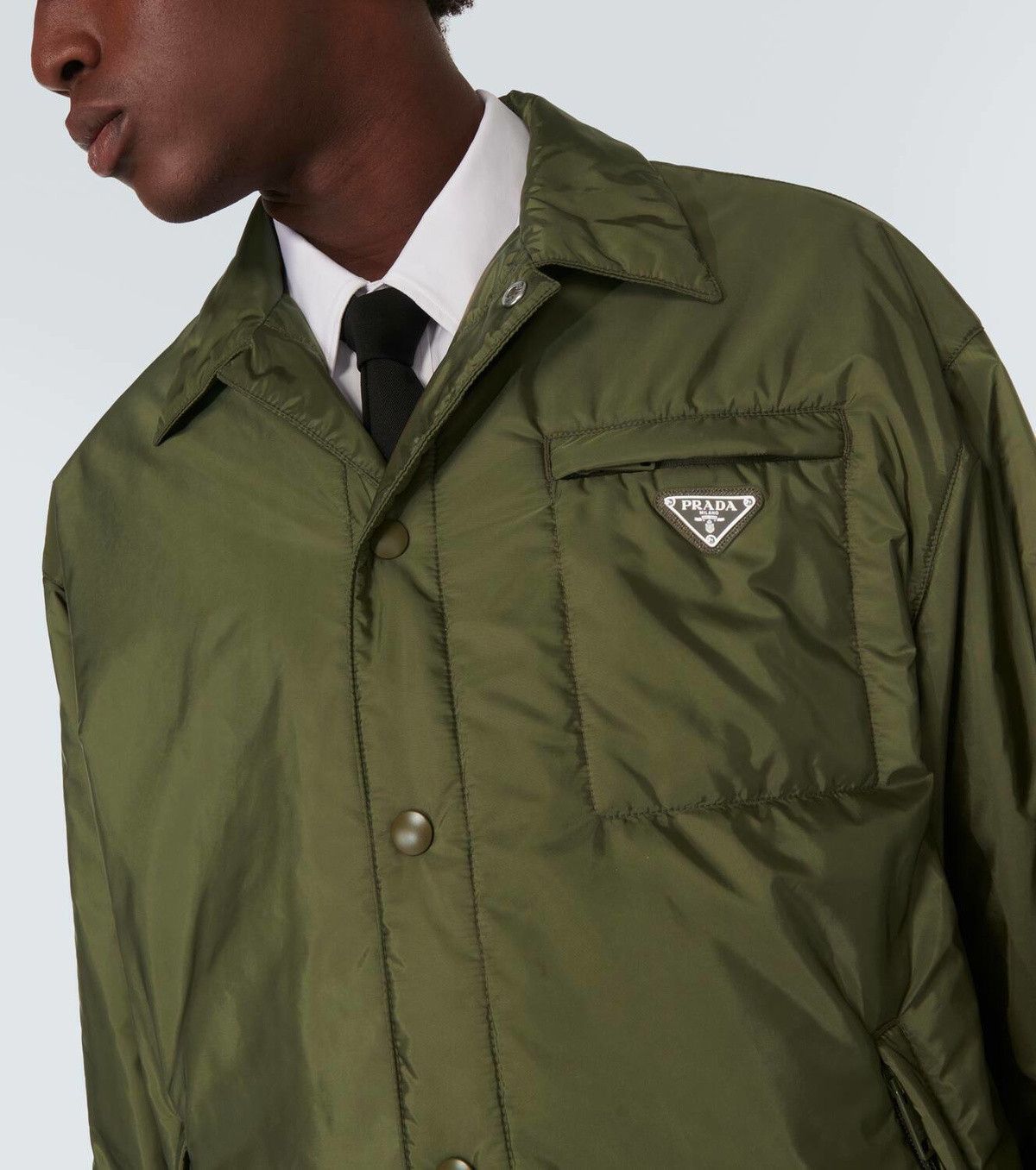 Prada Prada Re-Nylon jacket in military Size US XS / EU 42 / 0 - 4 Thumbnail