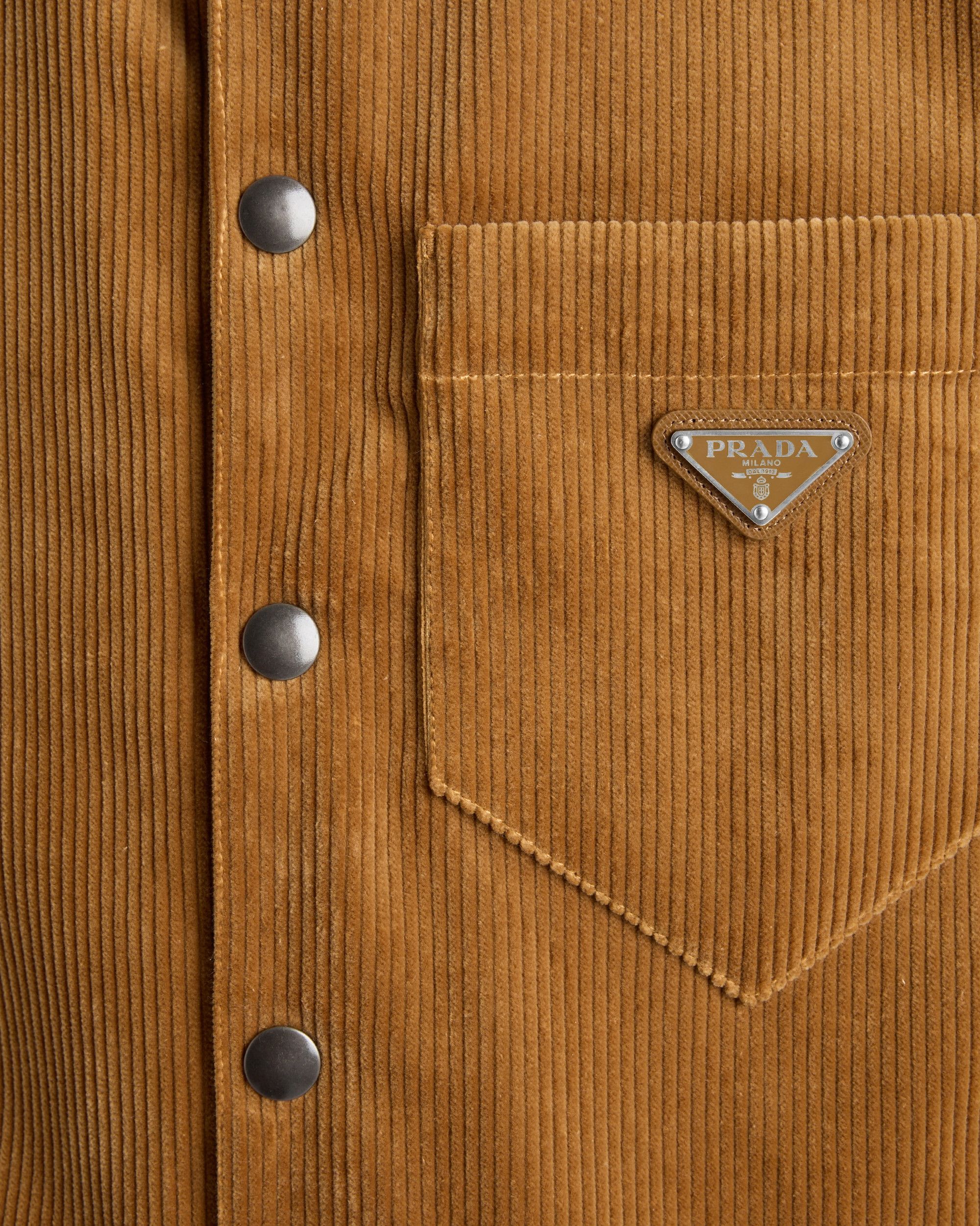 Prada Velvet Corduroy shirt Size US S / EU 44-46 / 1 - 3 Thumbnail