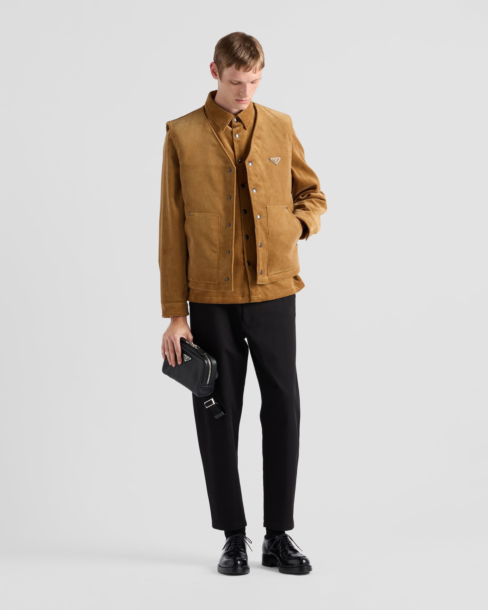 Prada Velvet Corduroy shirt Size US XL / EU 56 / 4 - 2 Thumbnail