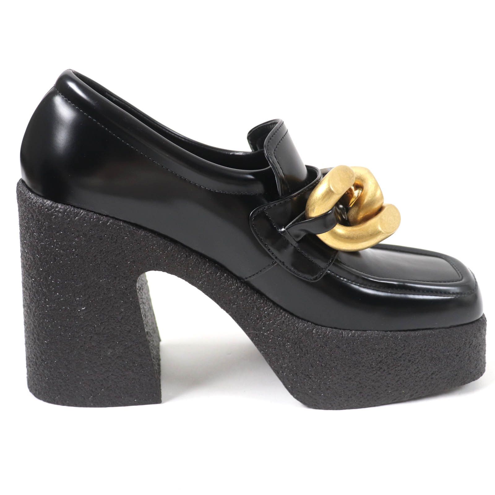 Stella McCartney Stella Mccartney Stella McCartney Chain Loafers Leather Loafers Leather Shoes Size ONE SIZE - 5 Thumbnail