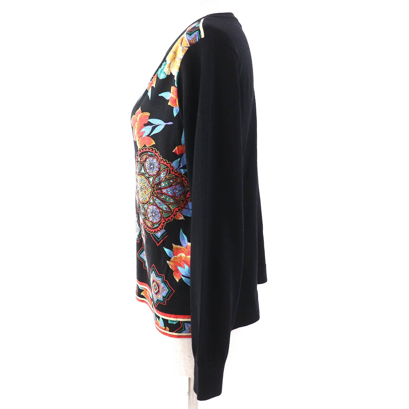 Other Other LEONARD FASHION Floral print Wool Silk Knit Pullover Others Tops Size ONE SIZE - 2 Thumbnail