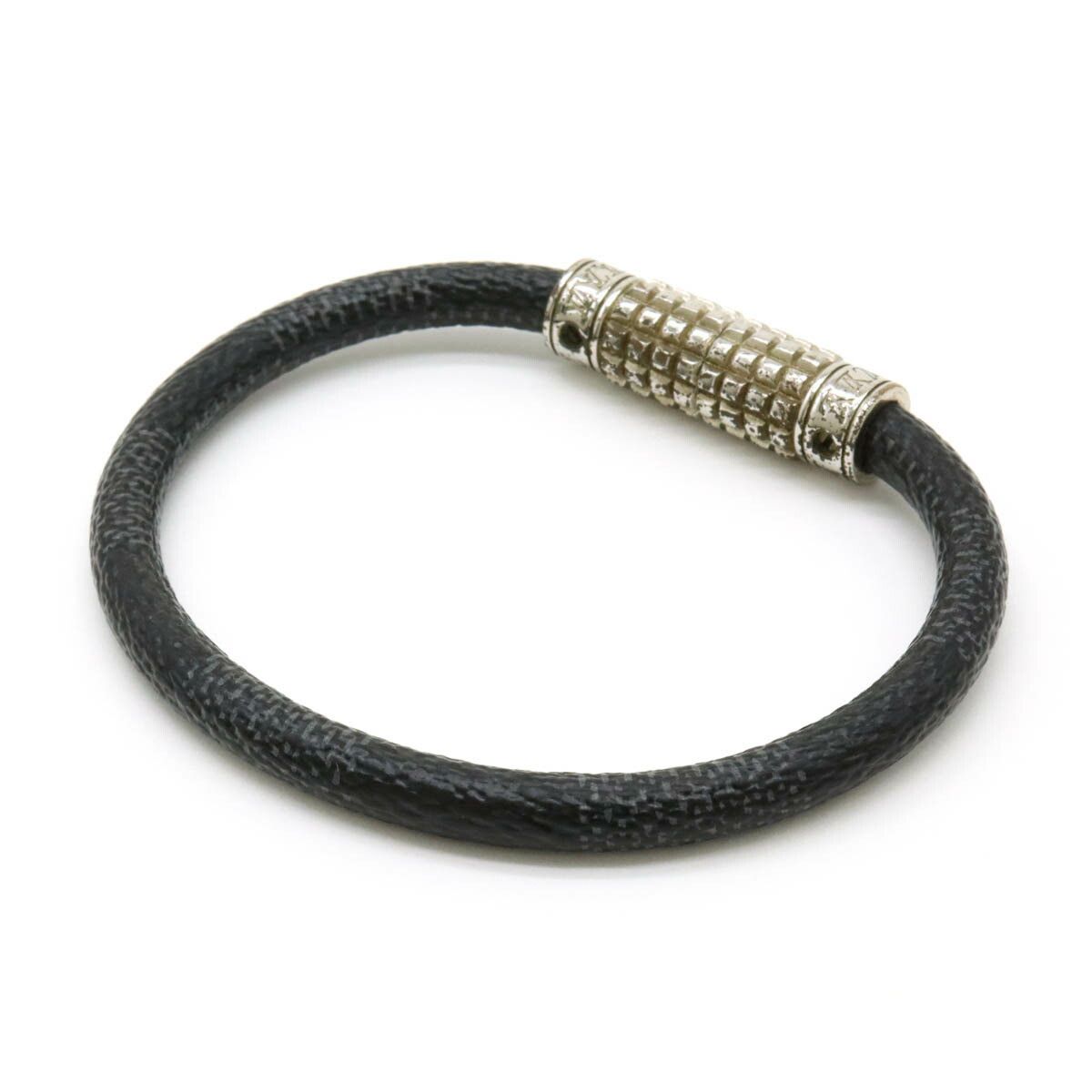 Louis Vuitton Louis Vuitton Louis Vuitton Damier Graphite Bracelet Canvas Bracelet M6626E Size ONE SIZE - 2 Thumbnail