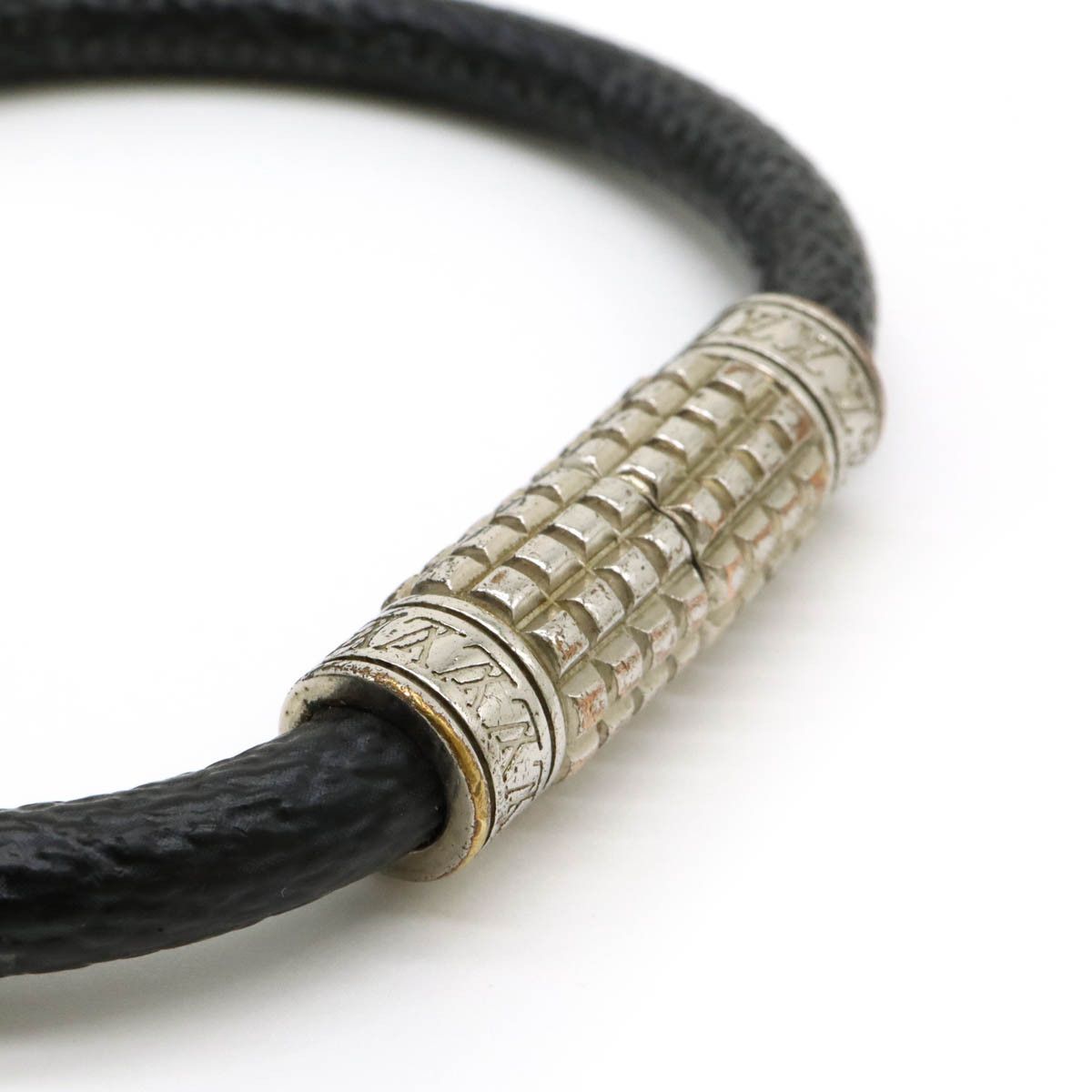 Louis Vuitton Louis Vuitton Louis Vuitton Damier Graphite Bracelet Canvas Bracelet M6626E Size ONE SIZE - 3 Thumbnail