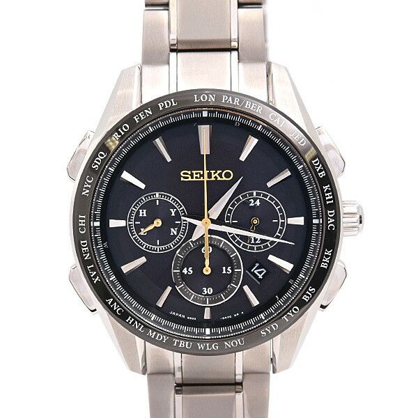 Seiko Seiko Seiko BRIGHTZ Flight Expert Titanium Metal Automatic SAGA221 DUTY FREE for USA Size ONE SIZE - 2 Thumbnail