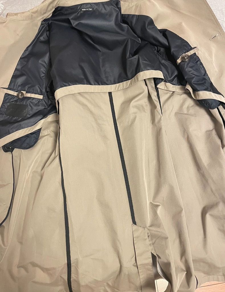 Emporio Armani Giorgio Armani Classic Spring Autumn Overcoat Size US L / EU 52-54 / 3 - 3 Thumbnail