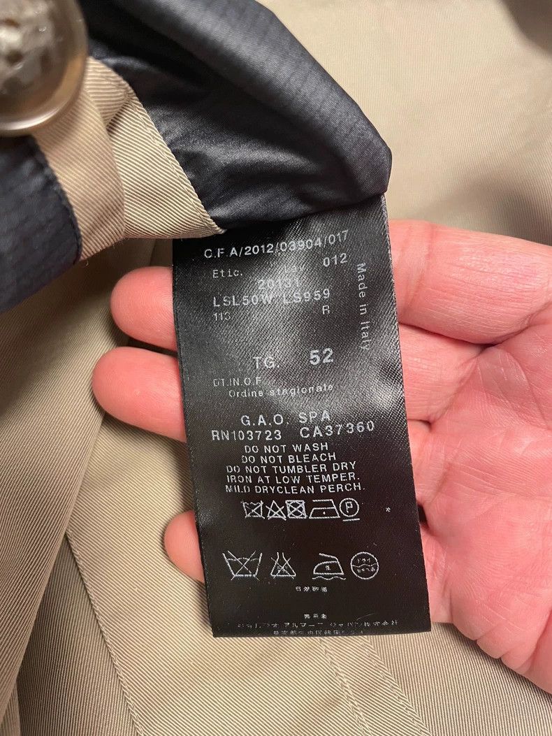 Emporio Armani Giorgio Armani Classic Spring Autumn Overcoat Size US L / EU 52-54 / 3 - 7 Thumbnail