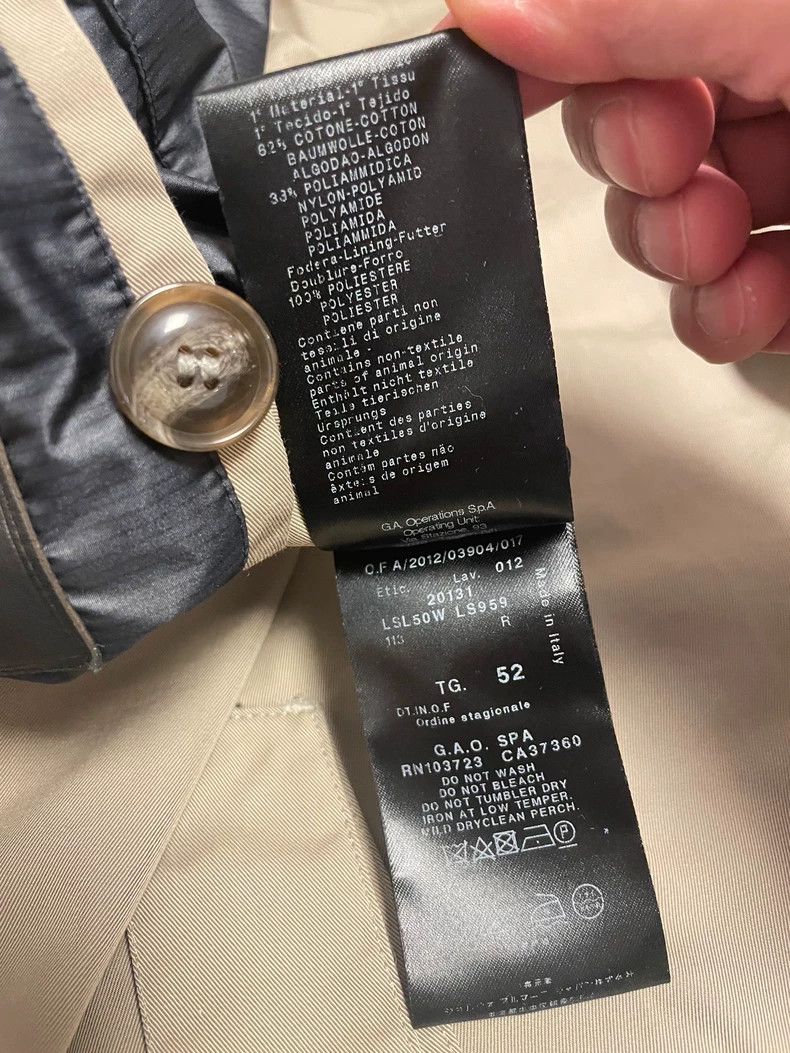 Emporio Armani Giorgio Armani Classic Spring Autumn Overcoat Size US L / EU 52-54 / 3 - 8 Thumbnail