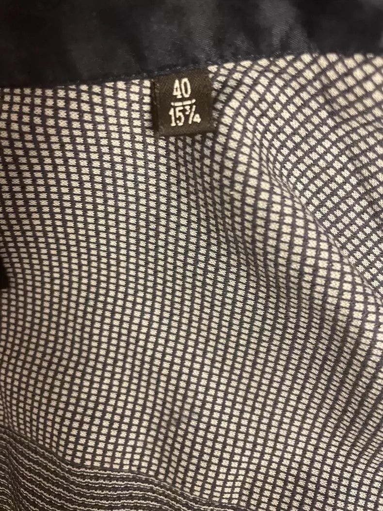 Emporio Armani Giorgio Armani Long Sleeve Men's Shirt Size US M / EU 48-50 / 2 - 3 Thumbnail