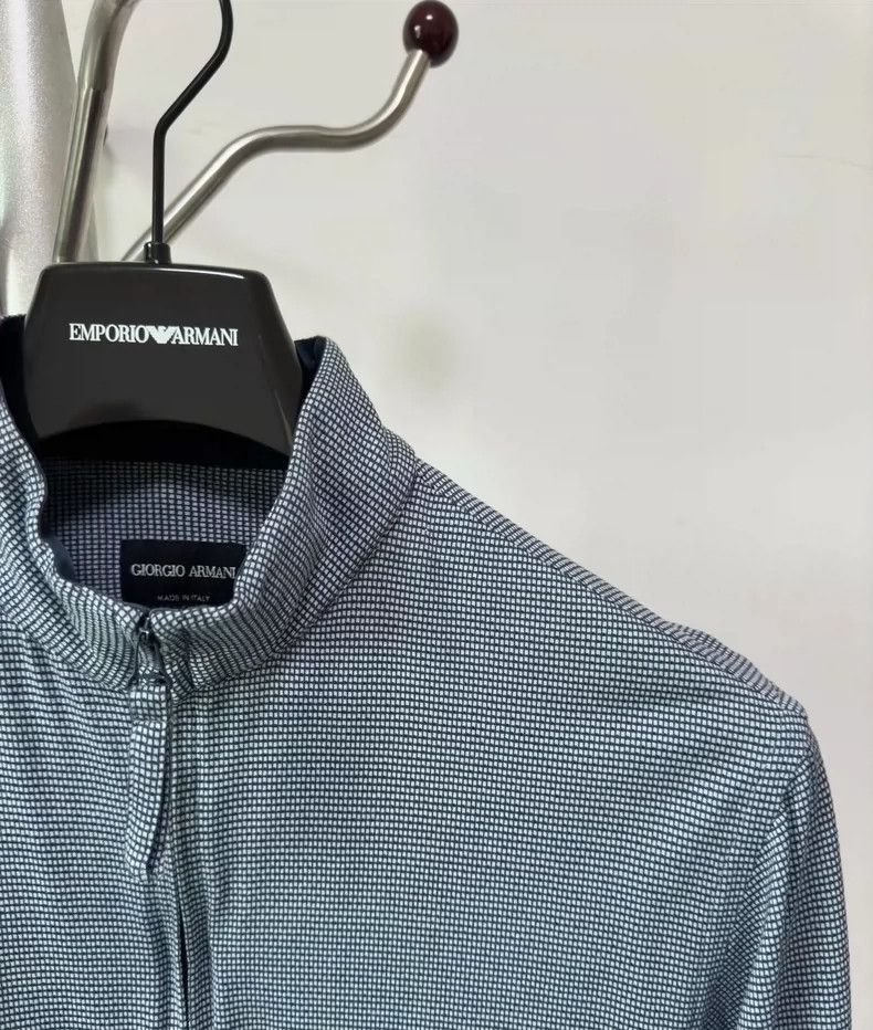 Emporio Armani Giorgio Armani Long Sleeve Men's Shirt Size US M / EU 48-50 / 2 - 4 Thumbnail