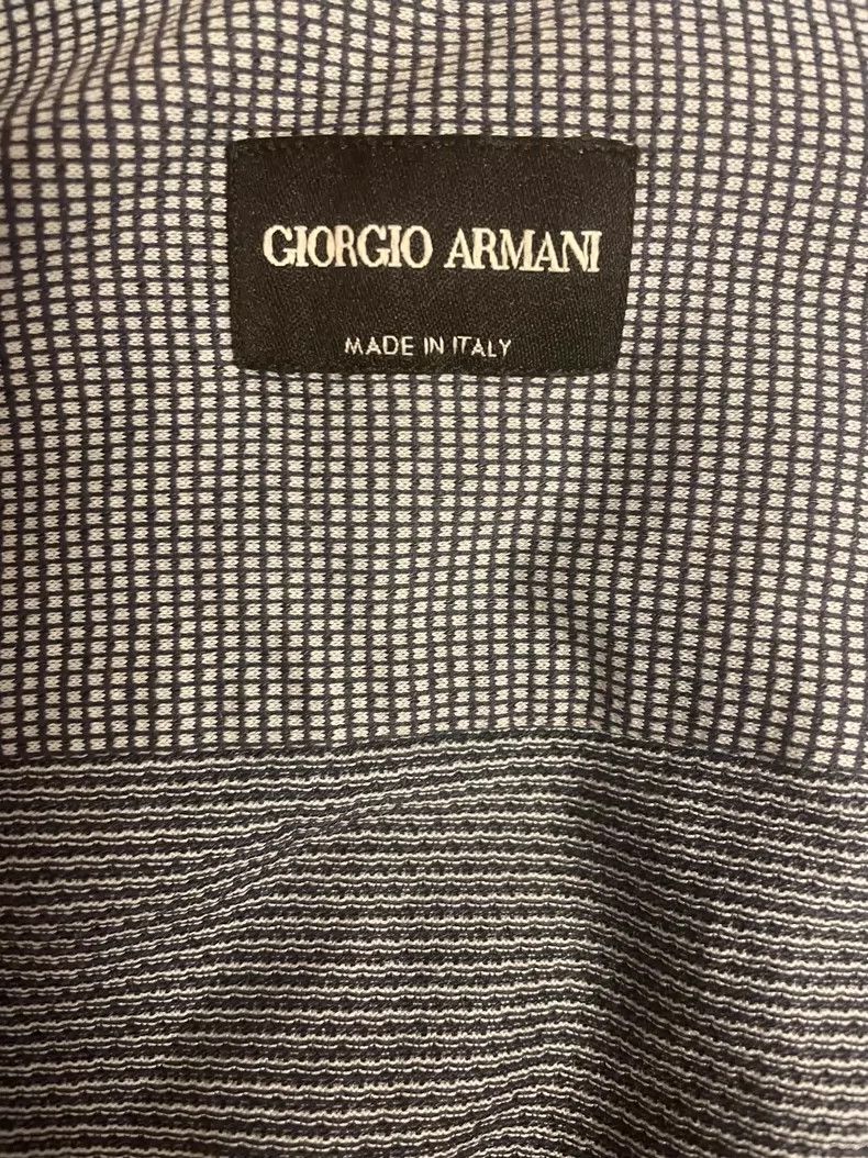 Emporio Armani Giorgio Armani Long Sleeve Men's Shirt Size US M / EU 48-50 / 2 - 2 Thumbnail