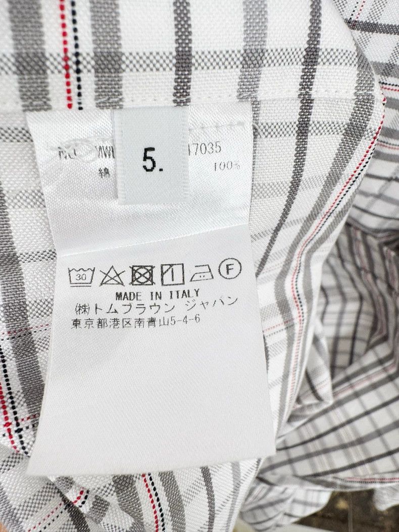 Thom Browne Thom Browne Checked Shirt in Light Color Size US XXL / EU 58 / 5 - 4 Thumbnail