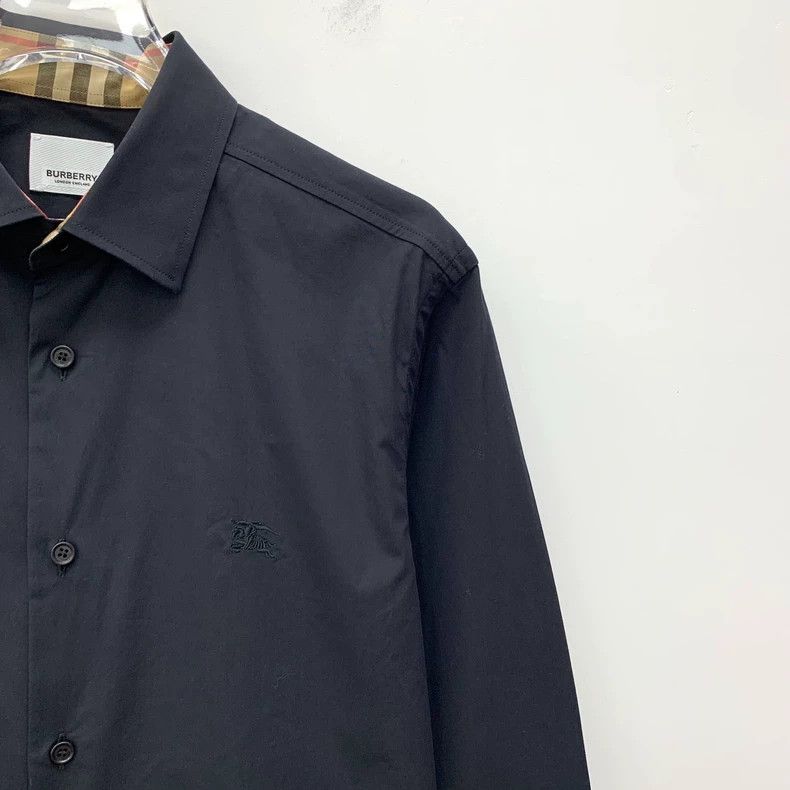 Burberry Burberry Black Long Sleeve Button Up Shirt Size US XS / EU 42 / 0 - 3 Thumbnail