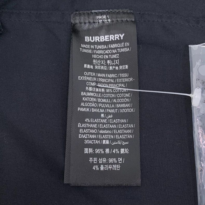 Burberry Burberry Black Long Sleeve Button Up Shirt Size US XS / EU 42 / 0 - 6 Thumbnail
