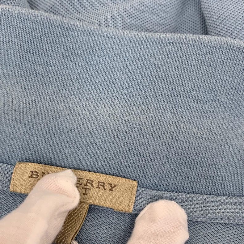 Burberry Burberry Light Blue Embroidered Polo Shirt XL Size US XL / EU 56 / 4 - 8 Thumbnail
