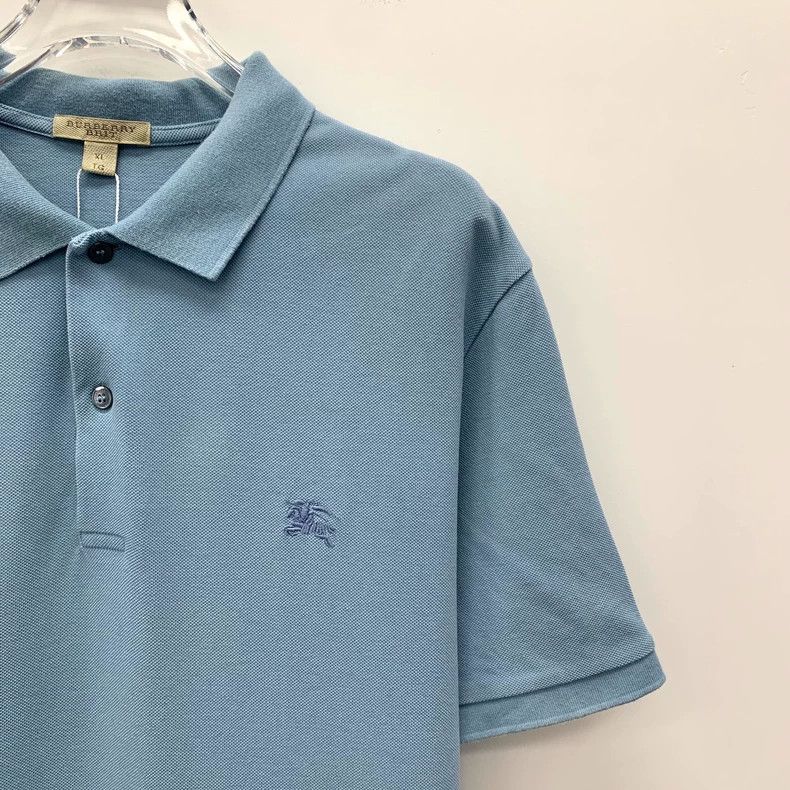 Burberry Burberry Light Blue Embroidered Polo Shirt XL Size US XL / EU 56 / 4 - 3 Thumbnail