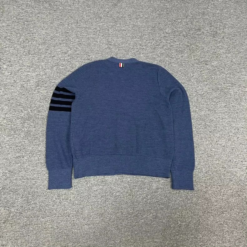 Thom Browne Thom Browne Navy Wool Knit Cardigan Size US S / EU 44-46 / 1 - 2 Thumbnail