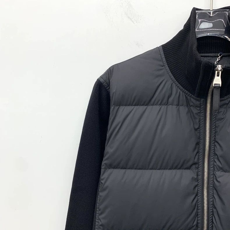 Louis Vuitton Louis Vuitton Black Wool Zip-Up Long Sleeve Jacket Size US S / EU 44-46 / 1 - 3 Thumbnail