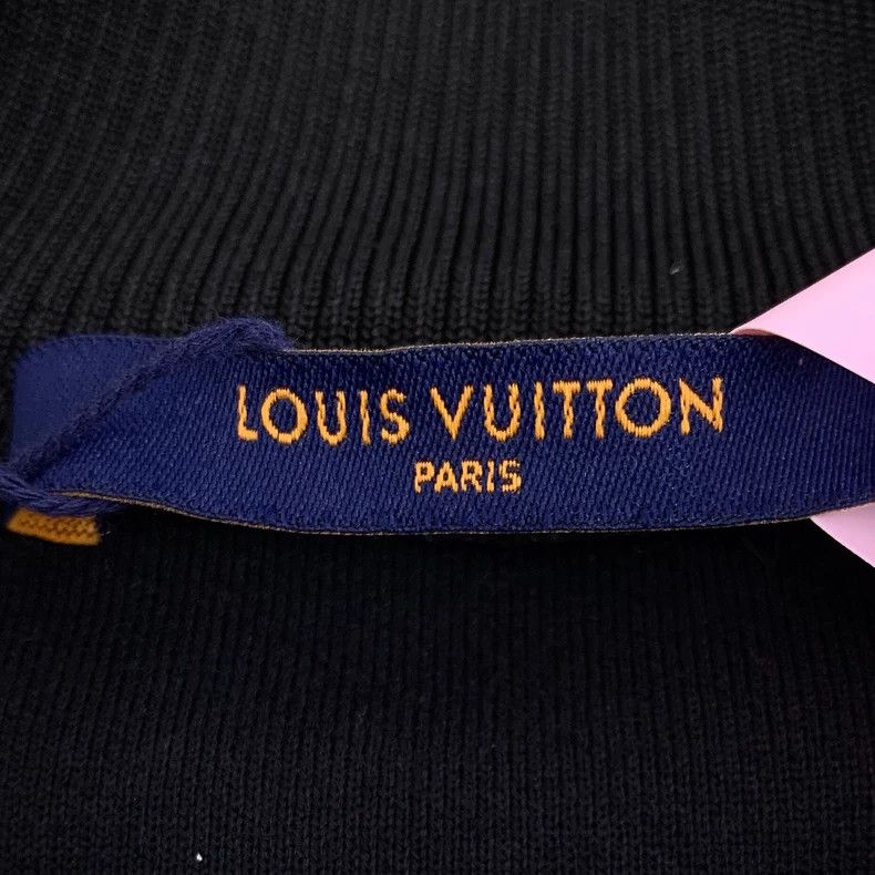 Louis Vuitton Louis Vuitton Black Logo Zipper Jacket Size US XXL / EU 58 / 5 - 5 Thumbnail