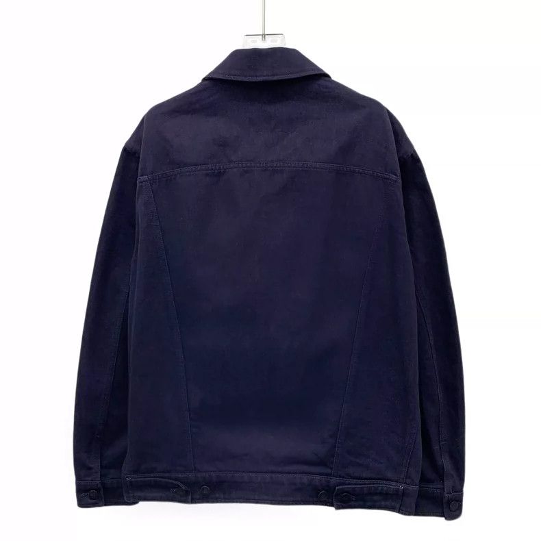 Fendi Fendi Blue Logo Embroidered Denim Jacket Size US M / EU 48-50 / 2 - 2 Thumbnail