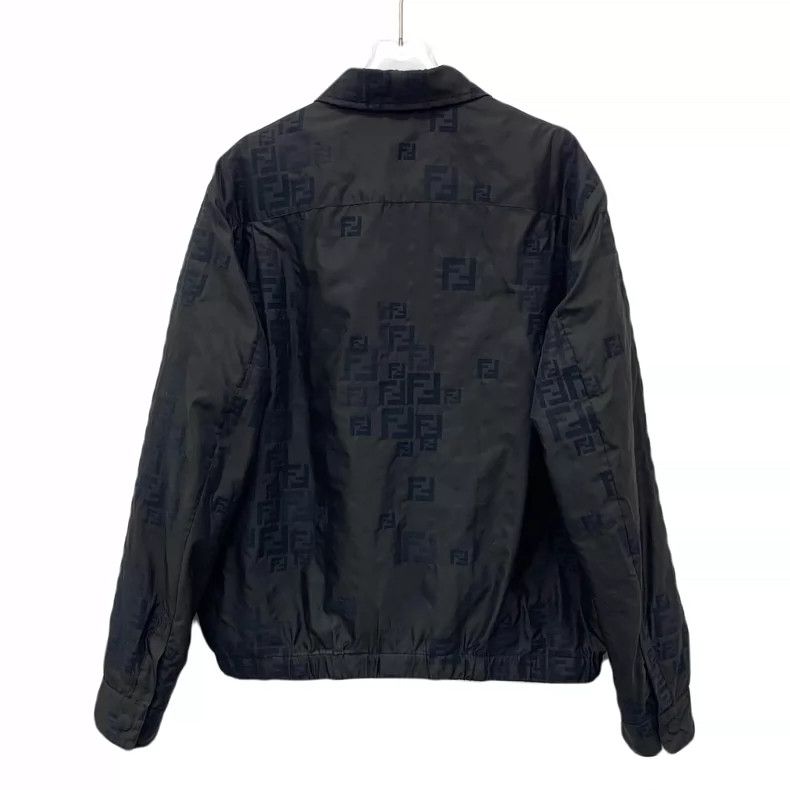 Fendi Fendi Black Logo Cotton Long Sleeve Jacket Size US L / EU 52-54 / 3 - 2 Thumbnail