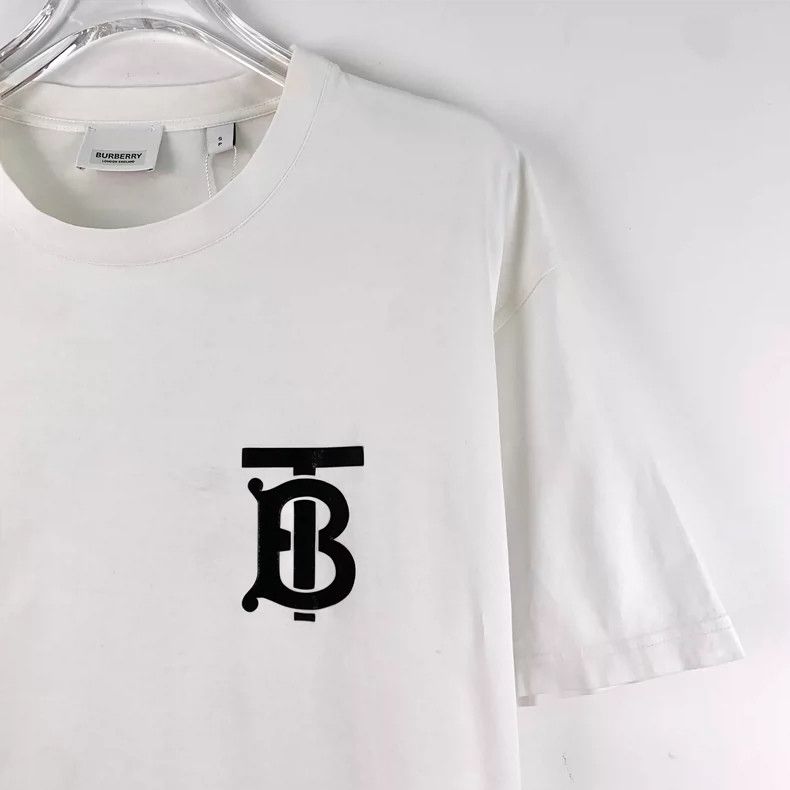 Burberry Burberry White Cotton Logo Short Sleeve T-shirt Size US S / EU 44-46 / 1 - 3 Thumbnail