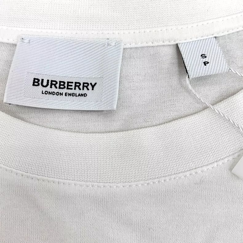 Burberry Burberry White Cotton Logo Short Sleeve T-shirt Size US S / EU 44-46 / 1 - 5 Thumbnail