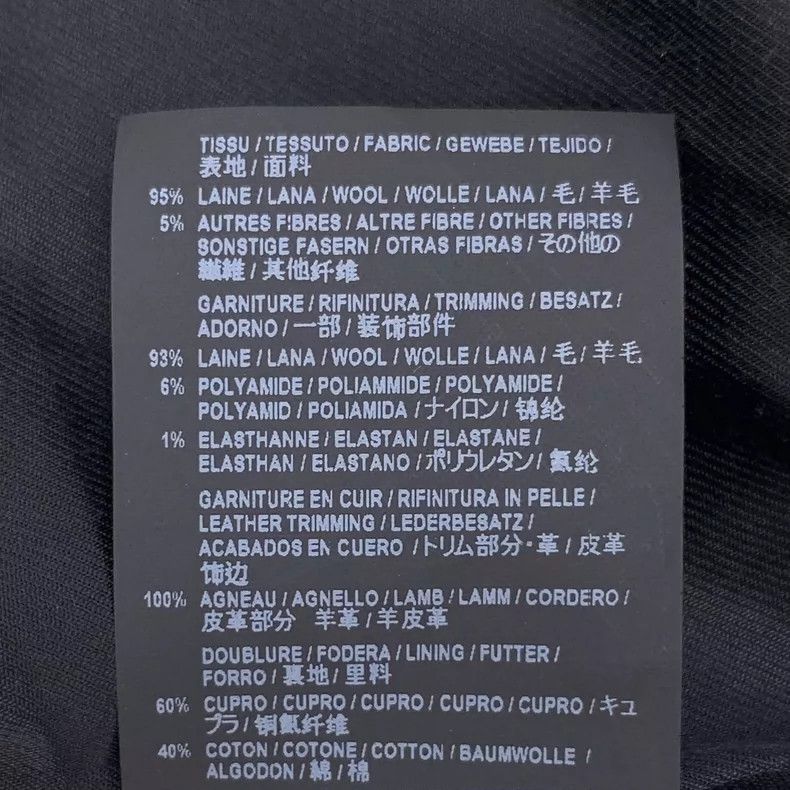 Saint Laurent Paris Saint Laurent Black Wool Collar Jacket Size US XS / EU 42 / 0 - 6 Thumbnail