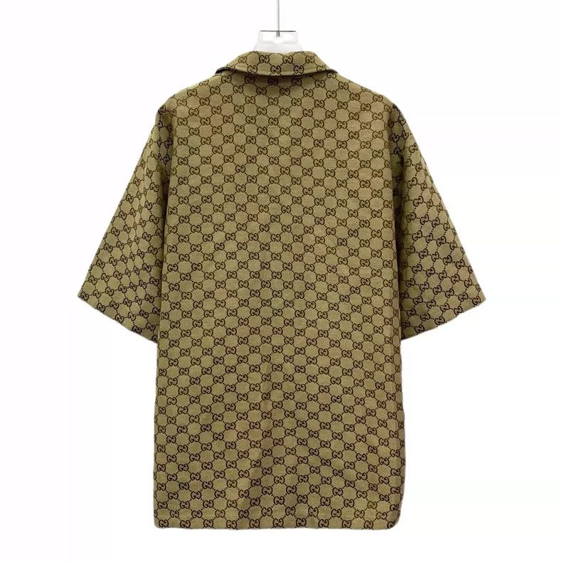 Gucci Gucci Short Sleeve Brown Logo Shirt Size US S / EU 44-46 / 1 - 2 Thumbnail