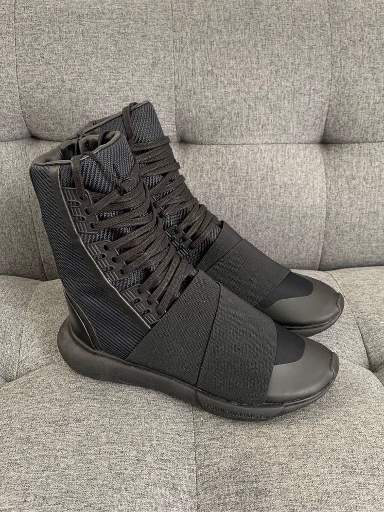 Y-3 Y-3 Qasa Black High Top Boots Size US 10.5 / EU 43-44 - 2 Thumbnail