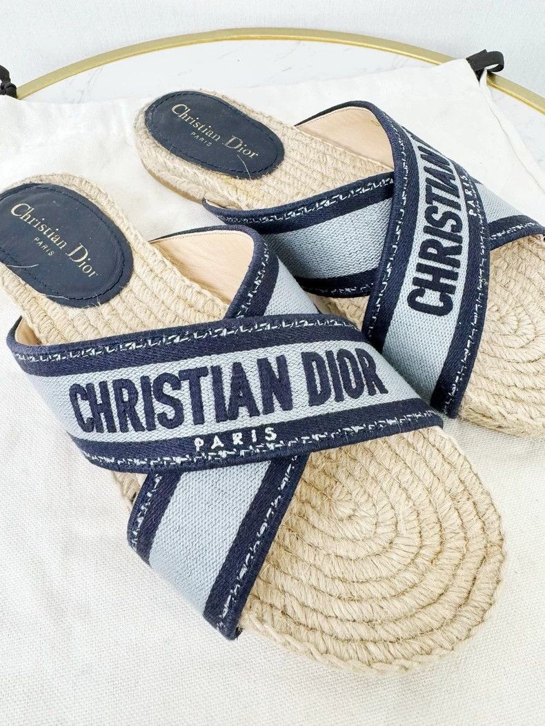 Dior Christian Dior Designer Slip-On Sandals Size US 10.5 / EU 43-44 - 2 Thumbnail