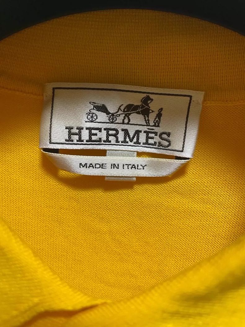 Hermes Hermes Knitted Polo Shirt with Button Details Size US S / EU 44-46 / 1 - 3 Thumbnail