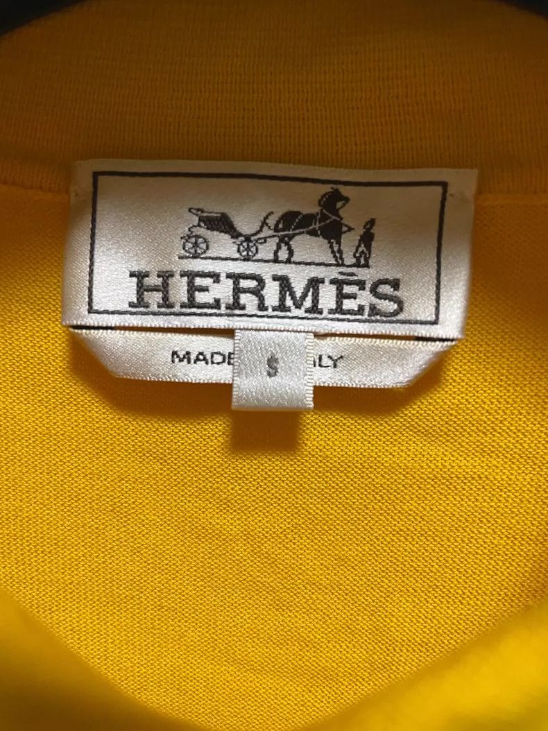Hermes Hermes Knitted Polo Shirt with Button Details Size US S / EU 44-46 / 1 - 4 Thumbnail