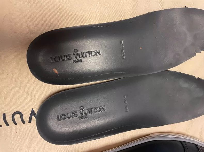 Louis Vuitton Louis Vuitton Blue and Black Shoes Size US 6.5 / EU 39-40 - 6 Thumbnail