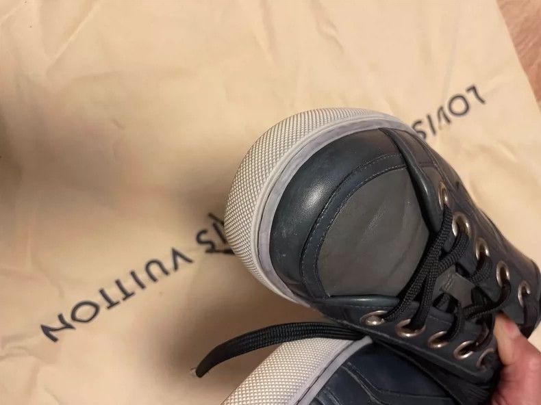 Louis Vuitton Louis Vuitton Blue and Black Shoes Size US 6.5 / EU 39-40 - 8 Thumbnail
