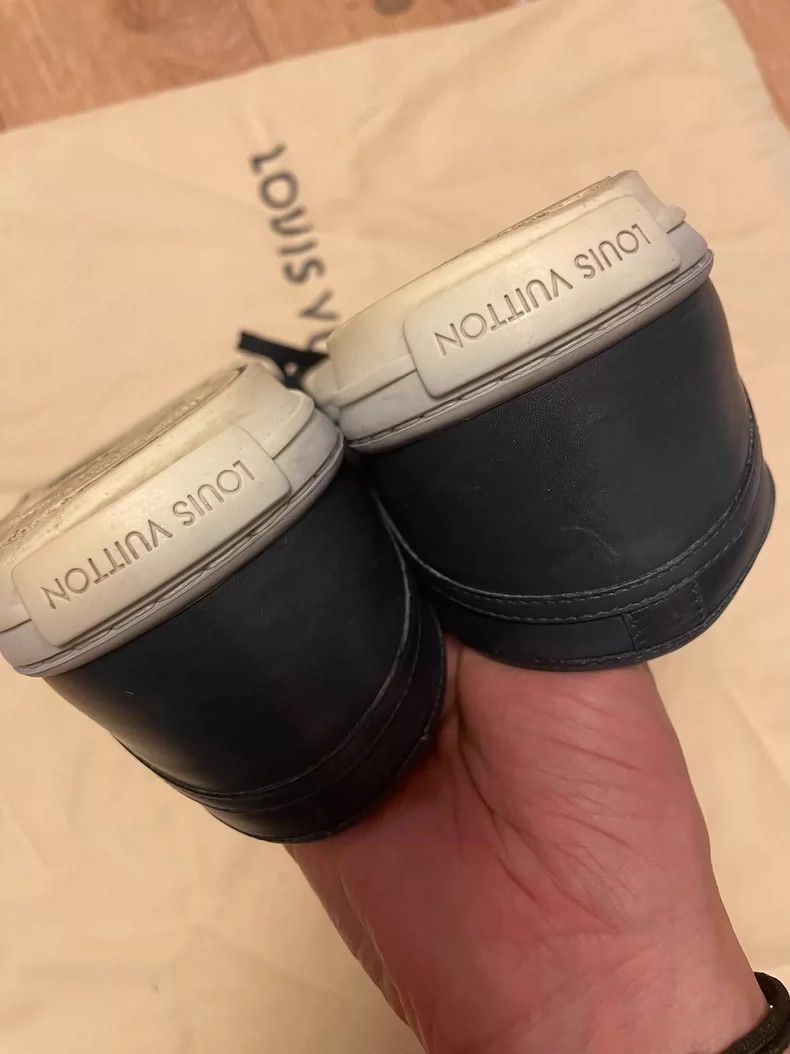 Louis Vuitton Louis Vuitton Blue and Black Shoes Size US 6.5 / EU 39-40 - 9 Thumbnail