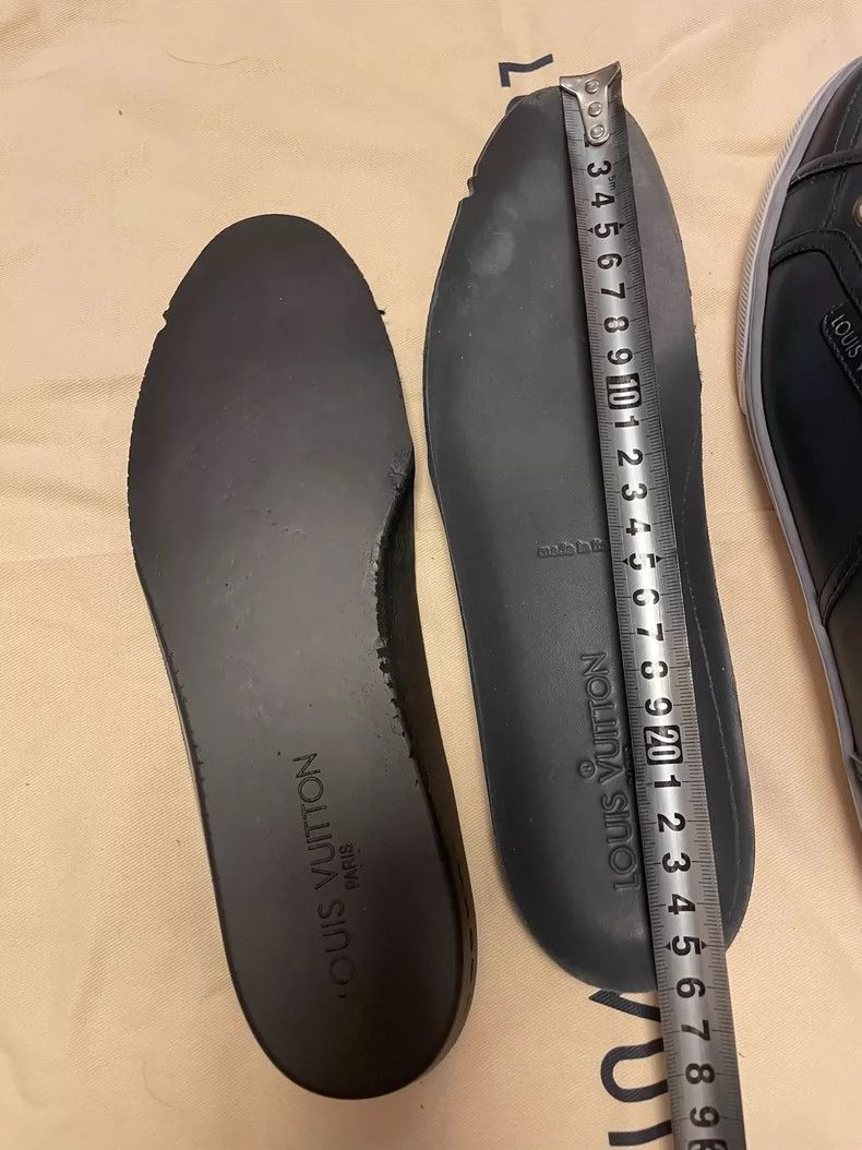 Louis Vuitton Louis Vuitton Blue and Black Shoes Size US 6.5 / EU 39-40 - 7 Thumbnail