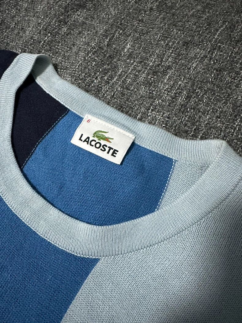 Lacoste Lacoste Color Block Knit Sweater Size US L / EU 52-54 / 3 - 3 Thumbnail
