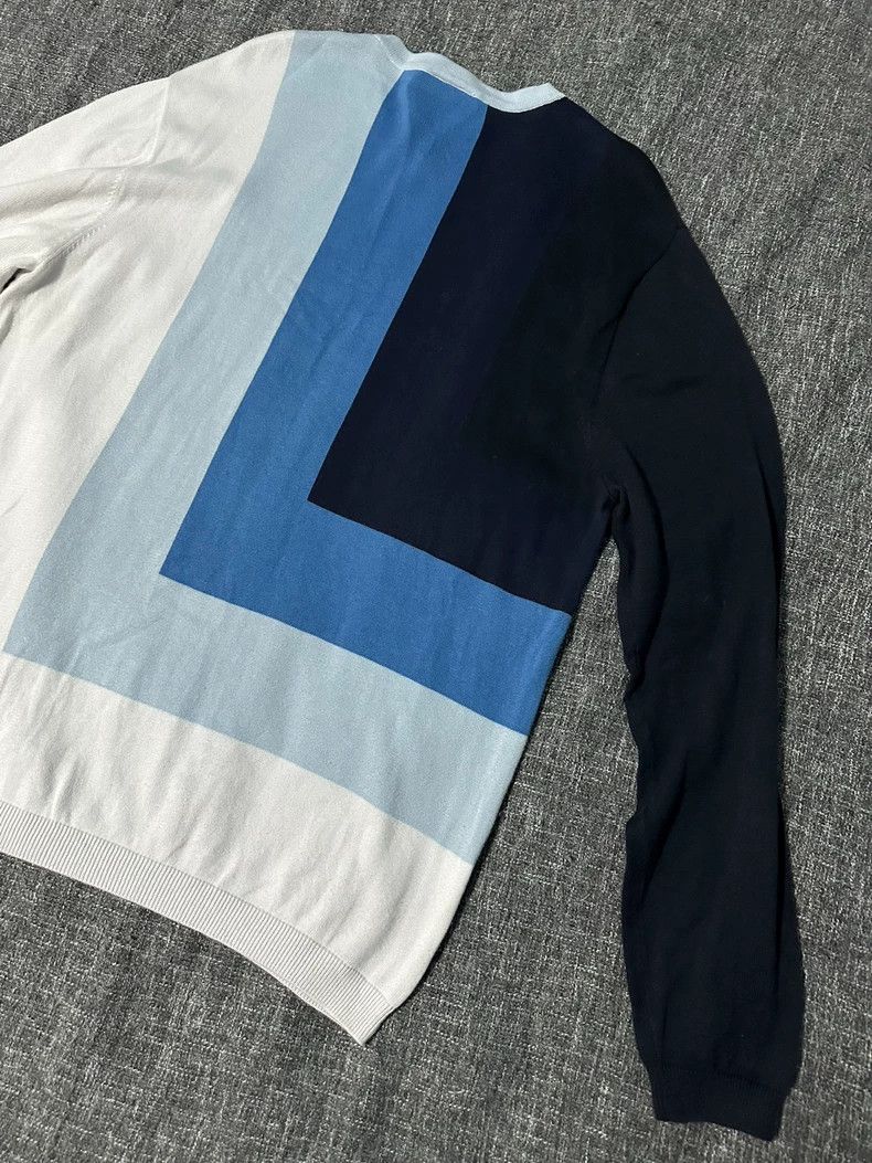 Lacoste Lacoste Color Block Knit Sweater Size US L / EU 52-54 / 3 - 6 Thumbnail