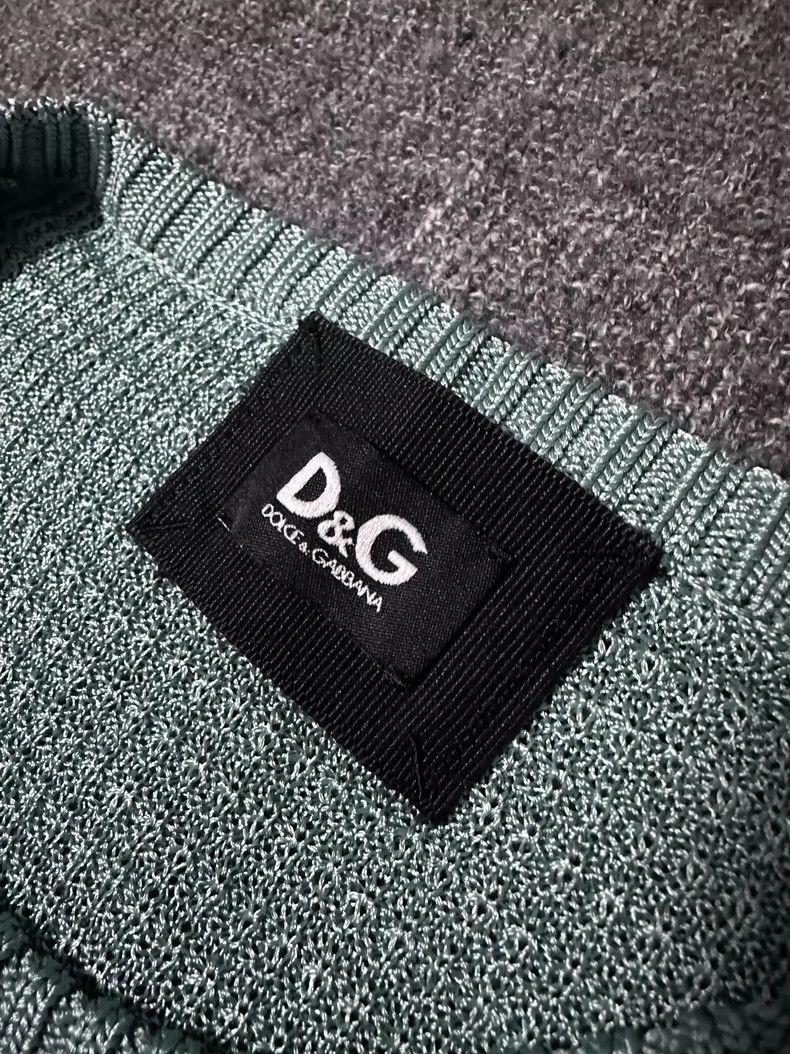 Dolce & Gabbana Dolce&Gabbana Light Gray Knitted Sweater Size US L / EU 52-54 / 3 - 3 Thumbnail